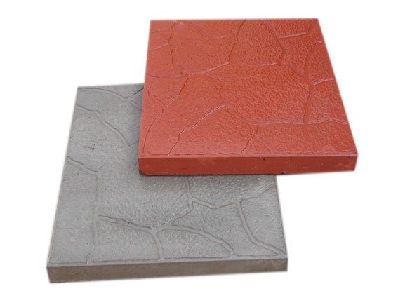 Vibrocasting paving tiles, steps_2